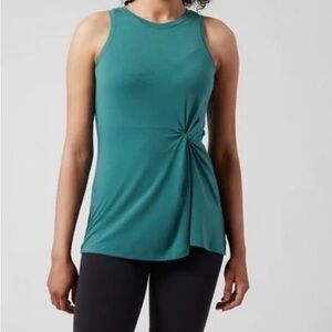 Athleta Teal Sleeveless Women's Top Sz: XS